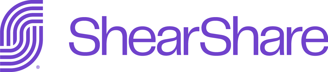 ShearShare - Full Logo - Horizontal - Ultraviolet (RGB)